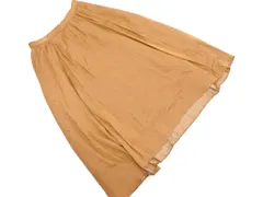 BEAUTY & YOUTH ビューティ&ユース ユナイテッドアローズ ロング フレア スカート sizeS/キャメル ■◇ レディース