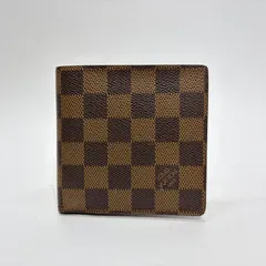 3576 LOUIS VUITTON ルイヴィトン ダミエ エベヌ 二つ折り財布 ポルトフォイユ マルコ