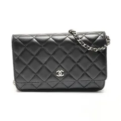 CHANEL シャネル ショルダーバッグ クラシック チェーン ウォレット マトラッセ ラムスキン 29番台 2019【中古】
