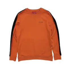 古着 ゲス GUESS スウェットシャツ トレーナー オレンジ クリーニング済み メンズM