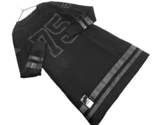 AVIREX アヴィレックス プリント チュニック ワンピース sizeS/黒 ■◇ レディース