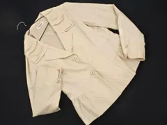 HIROKO BIS ヒロコビス 総柄 ジャケット size11/アイボリー ■◇ レディース