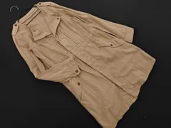 ADAM ET ROPE' アダムエロペ 綿麻 ミリタリー コート size38/ベージュ ■◇ レディースのサムネイル