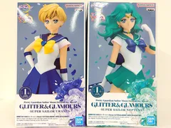 【中古】 劇場版 美少女戦士セーラームーン Eternal GLITTER＆GLAMOURS スーパーセーラーウラヌス スーパーセーラーネプチューン フィギュア 2種セット