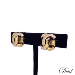 シャネル ココマーク ゴールド ヴィンテージ レディース イヤリング