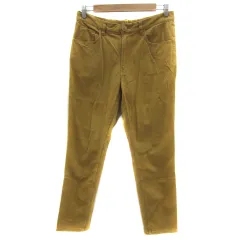 スタディオクリップ Studio Clip テーパードパンツ  ロング丈 無地 大きいサイズ LL マスタードイエロー /YS10