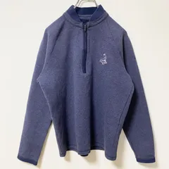 古着 used　adidas アディダス　長袖ハーフジップワンポイント刺繍スウェット　トレーナー　ネイビー　Sサイズ【値引き交渉OK！】