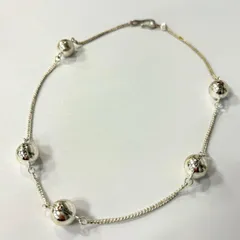 CHANEL ヴィンテージ ボール ネックレス 98P シルバー 鑑定済み 難あり 正規品 シャネル