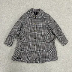 130 ヘジス キッズ CHECK トレンチ コート 0213M