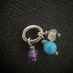 TOUS トウス チャーム ペンダントトップ シルバー925 天然石　260302003