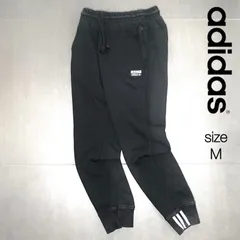 adidas アディダス ワンポイントロゴ スリーストライプ スウェットパンツ　M