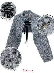 (新品) ルルソウル ハグ ファー ボレロ ブラック