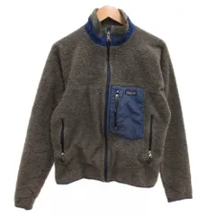パタゴニア Patagonia USA製 クラシック レトロX フリースジャケット ブルゾン M グレー /JS ■ECC001