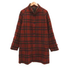 【完売品/希少】ZARA タータンチェック チェスターコート ウール混 赤 L 完売品/希少】ZARA タータンチェック チェスターコート ウール混 赤 L