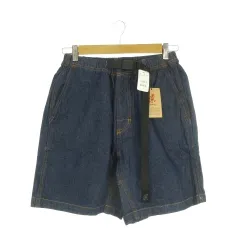 グラミチ GRAMICCI × チャオパニック CIAOPANIC デニムバギーズショートパンツ S 紺 インディゴ /AH1 ■ECD001
