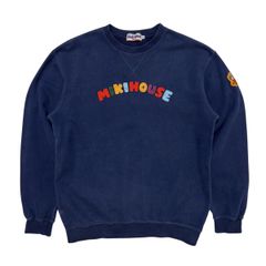 古着 ミキハウス MIKIHOUSE スウェット トレーナー アップリケロゴ