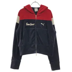 MASU×PUMA エムエーエスユー プーマ T7 SHORT TRACK HOODIE フーデッドトラックジャケット 636086 ネイビー レッド S