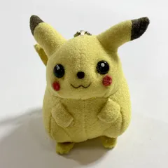 ★ 希少 ピカチュウ 当時物 キーチェーン マスコット ぬいぐるみ ポケモン POKEMON  現状品