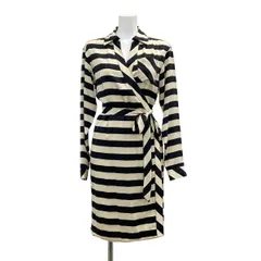 DIANE VON FURSTENBERG(DVF)(ダイアン・フォン・ファステンバーグ) ワンピース サイズ0 XS レディース美品  - ベージュ×黒