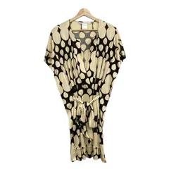 ダイアン・フォン・ファステンバーグ ワンピース サイズ0 XS レディース美品  - ベージュ×ダークブラウン×ブラウン