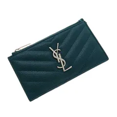 サンローラン･パリ モノグラム フラグメント ジップカードケース  607915【Aランク】【中古】