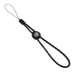 【新品】 [HIGHCAMP] ハンドストラップ パラコード ソリッドカラー スマホストラップ 手首 携帯 ストラップ カメラ 落下防止 (カラー:ブラック) 1