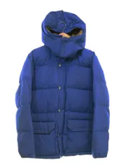 ノースフェイス THE NORTH FACE 80s 茶タグ Sierra Parka リップストップダウンジャケット シエラパーカー フード付き完品 XS ジャケット ネイビー 103MT-4078のサムネイル