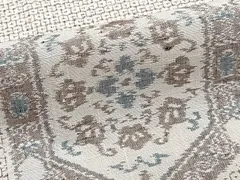 平和屋着物■上質な紬　80亀甲　亀甲花文　正絹　逸品　未使用　CABD3067xi