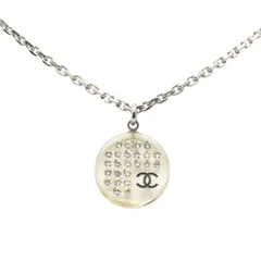 シャネル ココマーク シルバー クリア メタル プラスチック ラインストーン レディース CHANEL【1-0256136】