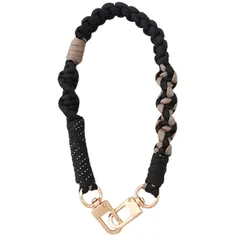 【新品】 [ARESACHI] スマホストラップ 携帯ストラップ 手首 アクセサリ リストストラップ 飾り (ブラック)