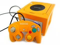 Nintendo ゲームキューブ本体 オレンジ ◆ DOL-001 ゲーム機 本体 ピクミン２付き 任天堂 平成 テレビゲーム GAMECUBE  □８B