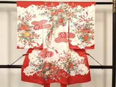 平和屋着物■豪華振袖　絞り　御所車道長花文　金銀彩　逸品bi2822 駒刺繍 平和屋着物□豪華振袖 正絹 藤花房 牡丹 DABD0729op