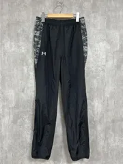 UNDER ARMOUR アンダーアーマー ピステパンツ ナイロン トラック パンツ sizeM/黒 ■■ メンズ