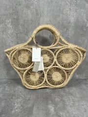 美品 MARYSOL マリソル FORTALEZA タグ付 カゴ バッグ sizeF/ベージュ ■◆◎レディース