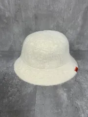 UNIVERSAＬ ＯＶＥＲＡＬＬ ユニバーサルオーバーオール シャギー バケット ハット sizeF/白 ◆■ レディース