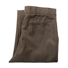 00's リーバイス Levi's アクションスラックス (34x30) 茶杢系 ブラウン ストレート ポリパンツ 2004年 スタプレ 00年代 旧タグ オールド アメリカ古着 USED ビンテージ ヴィンテージのサムネイル
