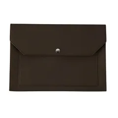 COZENTA A4 ドキュメントケース ファイルフォルダー 書類ケース レザー ビジネス 封筒型 ファイルバッグ (ブラウン) [ブラウン]