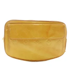 ルイヴィトン LOUIS VUITTON モノグラム ヴェルニ フルトン ボディバッグ ウエストバッグ エナメル 総柄 黄色 イエロー M91043 /XZ ■OH ■GY17
