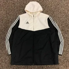 XL アディダス バイカラー ウィンドブレーカー ジャケット