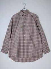 BURBERRY LONDONバーバリー ロンドン 日本製 定番チェック ボタンダウンコットン長袖シャツ【M】【MSHA77702】