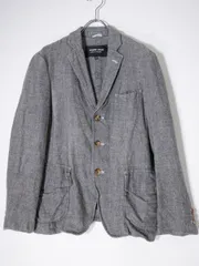 COMME des GARCONS HOMME DEUX/コムデギャルソンオムドゥ 起毛リネンウール パッカリング3Bテーラードジャケット【XS】【MJKA73963】