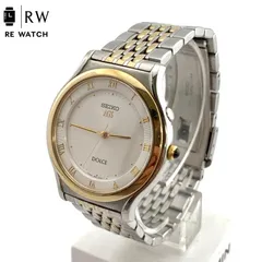 【ジャンク】SEIKO DOLCE AGS 3M21-0A20 自動巻き時計 シルバー/