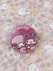 マイメロディ & ピアノ 刺繍バッジ