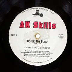 US盤 AK SKILLS/CHECK THE FLAVA/TRU CRIMINAL CRIM001 12