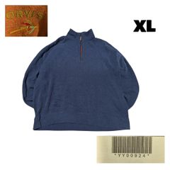 ORVISハーフジップ スウェット カーキ - メルカリ