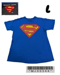 2001 WARNER BROS. スーパーマン ビンテージTシャツＬ　MJ00341のサムネイル