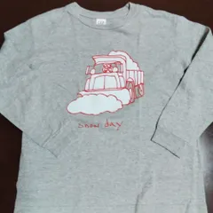 367 120〜130cm　GAP グレー 長袖 T シャツ ロンt