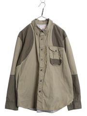 【お得なクーポン配布中!】 フィルソン 長袖 ハンティング シャツ メンズ L アウトドア フィッシング シューティング メッシュ ライナー付き コットン ジャケット 廃盤