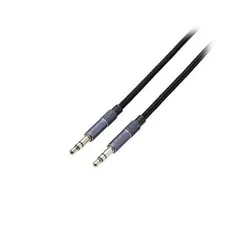 〔3セット〕 エレコム ステレオミニプラグ AUX オーディオケーブル φ3.5mm 1.5m 高耐久 ブラック AX-35MA15BKX3