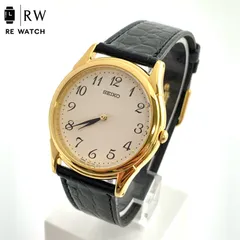 【中古】SEIKO 7N01-7140 腕時計 ゴールド/ブラック